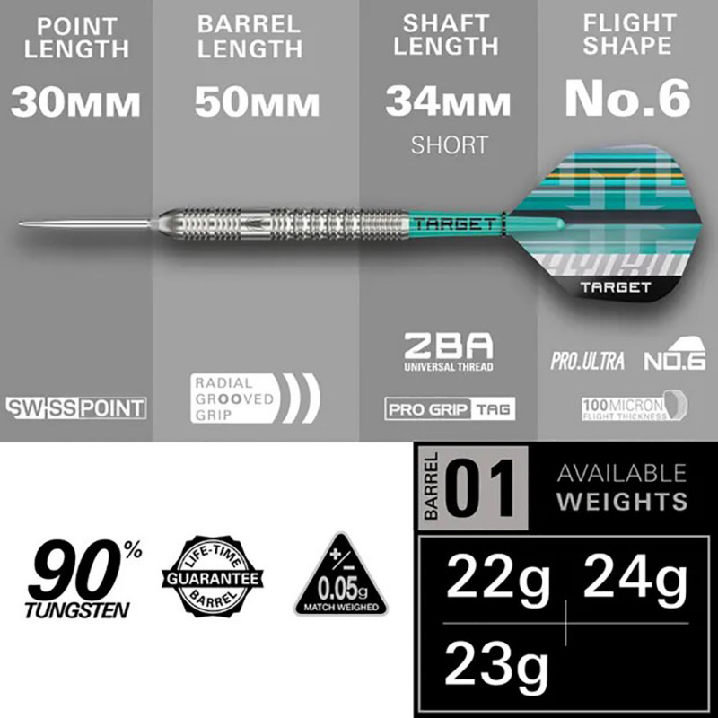 Target HYDRO 01 SP šautriņas