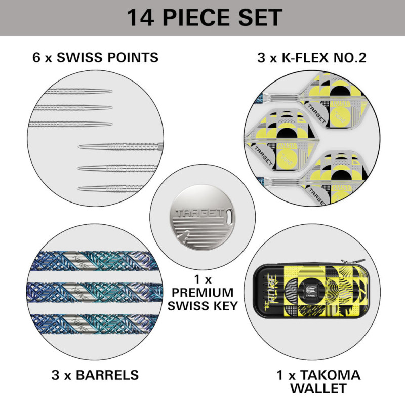 Target Luke Littler Edge 95% šautriņas