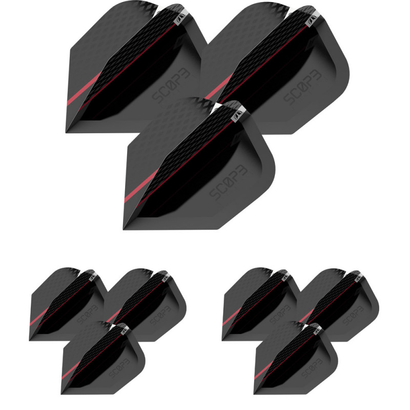 Scope šautriņu spārniņi - Shape No6 (3 komplekti)
