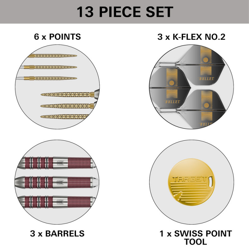 Target Stephen Bunting 95K SP šautriņas - 22g