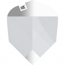 Nastri PRO Ultra šautriņu spārniņi - Shape No6 - Balti