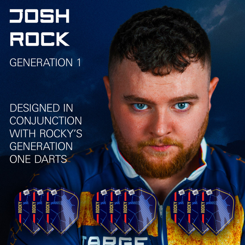 Josh Rock Pro Ultra šautriņu spārniņi - Shape No6 (3 komplekti)