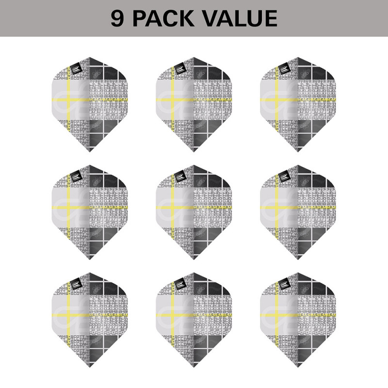 SCOTT WILLIAMS G2 PRO ULTRA - Standard No2 flights - (3 sets)