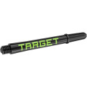 Target Pro Grip TAG šautriņu astes (3 komplekti) - Melnas / Zaļas