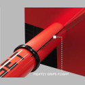 Target Pro Grip TAG Shafts (3 sets) - Red / Black