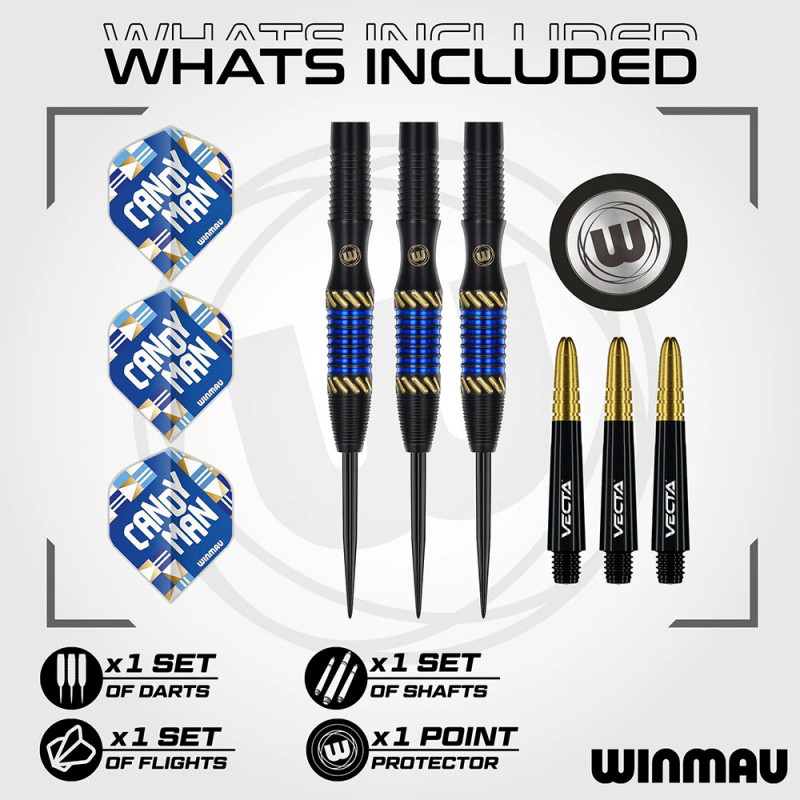 Winmau Rashad Sweeting šautriņas 24g.