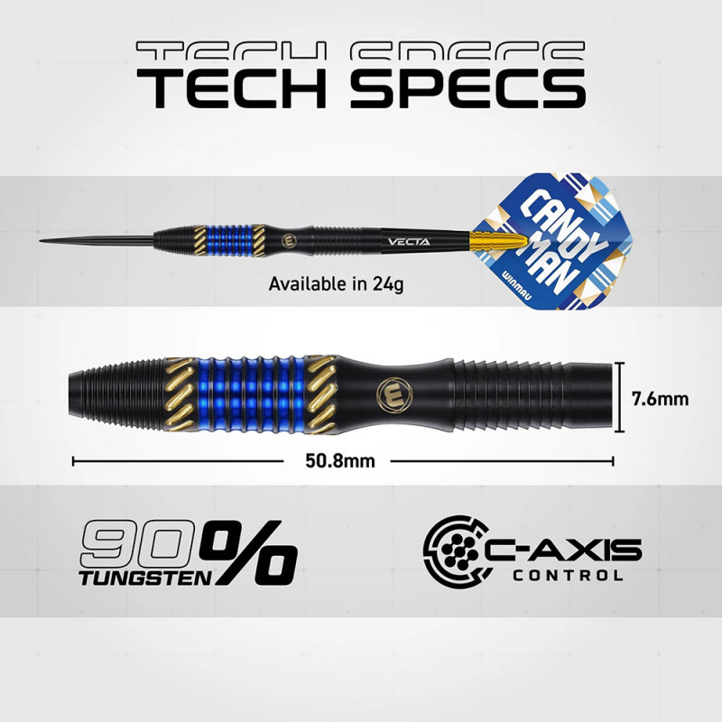 Winmau Rashad Sweeting šautriņas 24g.