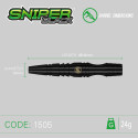 Winmau Sniper Black Dart