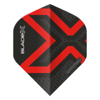 Blade X - Prism Delta Metallic Melni & Sarkani šautriņu spārniņi