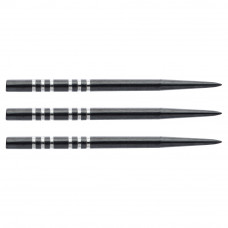 Winmau Re-Grooved Extra Long dart points - Black - 41mm