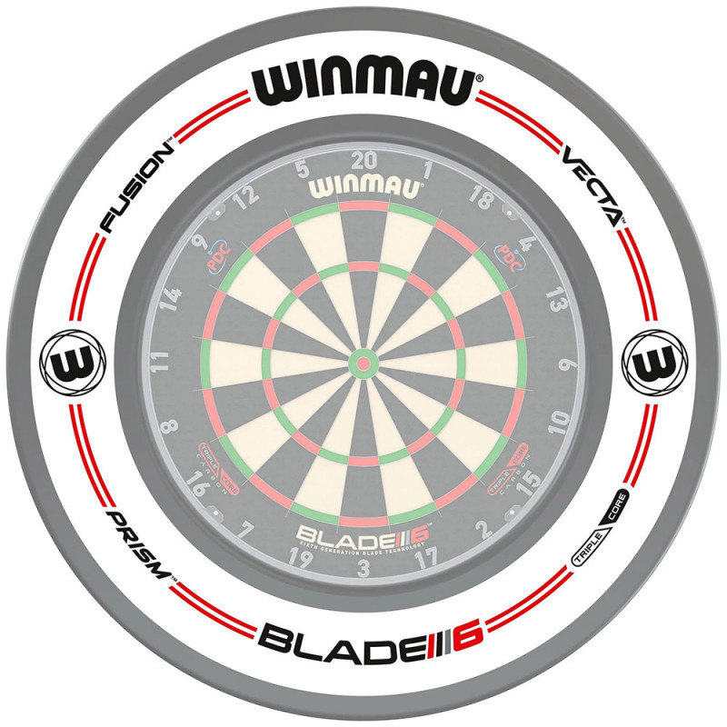 Winmau Pro Line Original Printed Surround - White