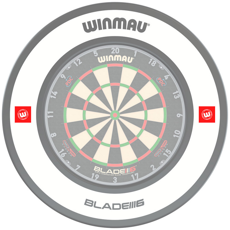 Winmau Pro Line 1.0 Printed aizsargriņķis - Balts