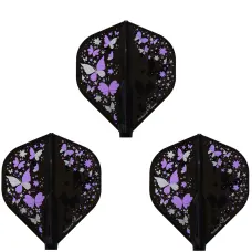 Cosmo Fit Flight šautriņu spārniņi AIR - Butterfly D-Black Standard - AIR